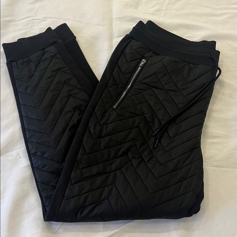 Athleta Apres Ski Quilted Jogger Pants